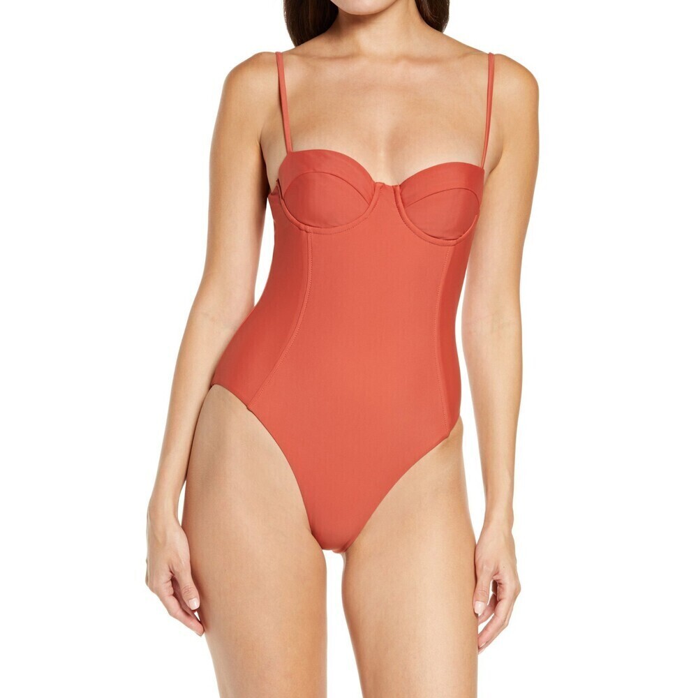 Veronica Beard Women's Bridge Underwire One-Piece Swimsuit Size S $410